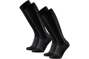 DANISH ENDURANCE Calcetines de Compresión Mujer y Hombre, Deporte, Running, Recuperación, 1 o 2 Pack
