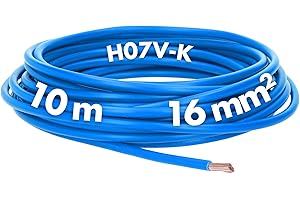 LAPP MOBILITY Lapp 4520026 PVC Ligne à fil unique H07V-K 16,0 mm² bleu 10 mètres