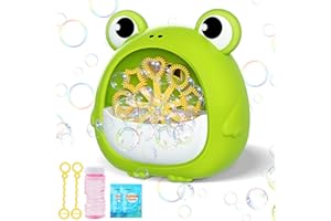 GETATOY Toys for Kids 3-8 Year Old: Bubble Machin Frog Bubble Maker Gifts for 3 4 5 6 7 8 9 10 Year Old Boys Girls Toy Presents Age 1-2 Babies Bath Toys Party Outdoor Indoor Bubbles Blower
