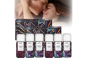 HKQP Hommelure Fheromotherapy Solid Perfume Set 6 Pezzi Hommelure Set di Profumi Solidi per Erooterapia Hommelure Ferooterapia Set di Profumi Solidi Fragrance Balm