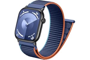 Netolo Sport Loop Band Kompatibel mit Apple Watch Armband 44mm 45mm 46mm 49mm 42mm Herren Damen - Nylon Armbänder für iWatch Series 11 10 9 8 7 6 5 4 3 2 1 SE Ultra 2 Ultra