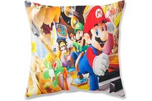 HEARTSKING Kissenbezug Kinder Zierkissenbezüge, Cartoon Kissenhülle 45x45, Niedlich Kissenhülle Superweich Plüsch Kopfkissenbezug mit Reißverschluss, Dekorative Kissenbezüge für Sofa Bett Stuh