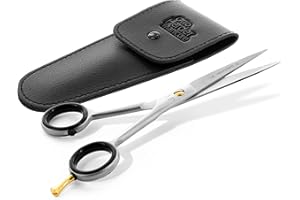 OTTO HERDER MANICURE Tijeras de peluquería OTTO HERDER – Tijeras extraafiladas de 15,5 cm (15,5 cm) con microdentado unilateral – Tijeras de corte de pelo para un corte preciso de pelo para hombre y mujer