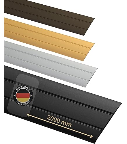 Ufitec Profielsysteem voor parket- en laminaatvloeren, voor een afdekhoogte van 7-16 mm, verkrijgbaar in vele kleuren (afsluitprofiel, 270 cm lang, zilver Ufitec Profielsysteem voor parket- en laminaatvloeren, voor een afdekhoogte van 7-16 mm, verkrijgbaar in vele kleuren (afsluitprofiel, 270 cm lang, zilver