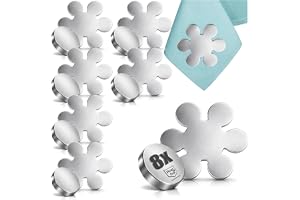 com-four® 8x Magnetiska Duktyngder, Tunga Klämmor i Rostfritt Stål