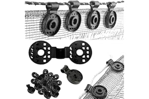 Yoirzit Clip in Plastica per Rete Ombreggiante 50 Pezzi, Clip per Telo Clip di Fissaggio per Rete Parasole Resistente, Riutilizzabile, Antivento, per Serra, Rete da Giardino, Tenda da Campeggio