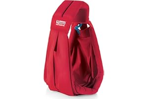 DIONO We Made Me Smile Lite Infant Sling, Multiple Carry Positions, from 3.6-15.9kg, Scarlet Red
