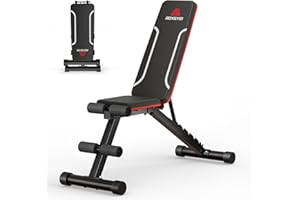 Roygym Panca Palestra Pieghevole, Panca Piana con schienale regolabile, Panca pieghevole multifunzione per allenamento, fitness, panca inclinata, carico 300 kg/400kg