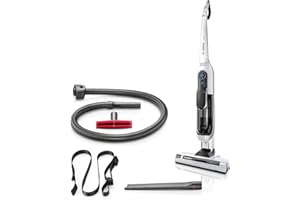 ‎BOSCH HAUSGERÄTE Bosch Akku-Staubsauger Athlet BCH6L2560, kabelloser Handstaubsauger, beutellos, freistehend, Hygiene-Filter, hohe Saugleistung, Lange Laufzeit, Fugendüse, alle Bodenarten, weiß