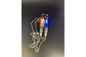 Olax Leucht Bissanzeiger mit Ketten, Spulen-Swinger, Spulenhalter, Angeln, Fischen