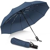 ZOMAKE Paraguas Plegable Antiviento 114 cm Grande, Resistente y Compacto | Mujer y Hombre, Paraguas Autom&aacute;tico, 10 Varillas R