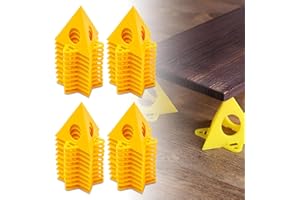 SILENT-QIAOYOU 40 Stück Maler Pyramidenständer, Kunststoff Kegel Malständer Farbständer Klein, Pyramiden Stands Gelber Kegel Ständer Farbständer, für Leinwände Paint Pad Mini-Kegel-Farbständer für Einen Farbauftrag