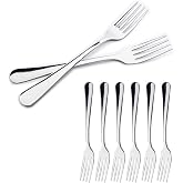 BESCH 6 Stainless Steel Table Forks 20 x 2.5 cm