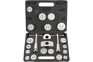 TECPO Bremskolbenrücksteller Set, 22-teilig Universal Bremskolben Bremssattel Rückstellwerkzeug Auto KFZ Werkzeug Rücksteller Satz passend für VAG VW BMW Mercedes PSA Peugeot Ford Opel