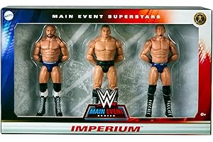 WWE Imperium Main Event Series Lot de 3 figurines de lutte Gunther, Ludwig Kaiser et Giovanni Vinci Mattel Basic