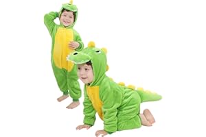 cuteDIY Dino Kostüm Kinder Dinosaurier Overall 70-120