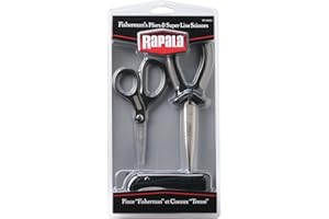 Rapala Unisex's nożyczki Combo 6 1/2 cala szczypce/super liniowe nożyczki/opakowanie płaszcza, wielokolorowe, jeden rozmiar