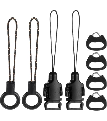 NUHFUFA Umhängeband Für DJI FPV Fernbedienung – Mit Clip & Slogan, Schwarz/rot, 64 Cm Langes Nylonband