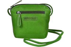 Hill Burry • Kleine Damen Umhängetasche aus Leder HB3199