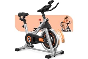 【Uppdaterad 2026】YOSUDA motionscykel, tyst hemtränare cykel med justerbart magnetiskt motstånd, LED-skärm, surfplattehållare