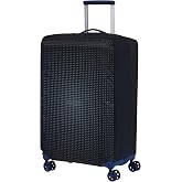 American Tourister - M Suitcase Cover, Folding Suitcase Cover, Travel Suitcase Protection, black/grey, LUGGAGE