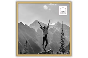 HAES DECO - Cadre Photo/Cadre Mural/Porte Photo Plastique Easy Frame d'or 30x30 cm - EF13G