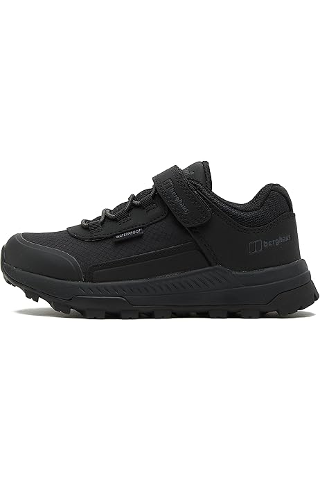Berghaus Kids' Galactic Mid Walking Boot with High Traction Sole,  Waterproof, Breathable, Lightweight, Vegan Friendly Trainer (Black, UK  Footwear Size System, Little Kid, Numeric, Medium, 1): Amazon.co.uk: Fashion