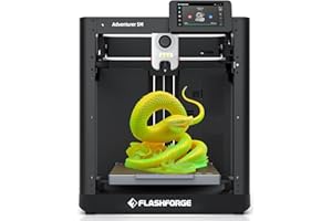 VOXELAB Flashforge Impresora 3D Adventurer 5M, 600mm/s Alta Velocidad Impresoras 3D FDM con Nivelación Automática,Estructura Core XY,extrusión de accionamiento Directo,Boquilla Desmontable rápida