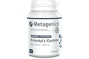 Metagenics N-Acetyl-L-Cysteine (NAC) - Amino Acid with Flexible Dosage - Vegan, Gluten-Free - 90 Capsules