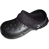 fleece lined rubber clogs