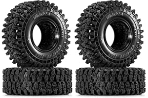 INJORA 1.3" Crawler Tires 70 * 26mm S5 for 1/18 1/24 TRX4M SCX24 RC Crawlers (T1311)