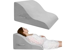 Babenest Reflux Lesekissen, Rückenkissen Hochdichter Schaumstoff für Bett & Sofa, Ergonomisches Orthopädisches Lesekissen Rückenstütze zum Schlafen Beinerhöhung, nach Operationen, Säurereflux
