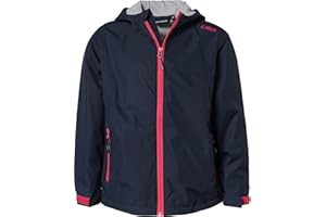 CMP - Kid G Jacket Fix Hood, Black Blue, 164