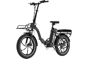 ‎HITWAY HITWAY E Bike BK6SL1-36V15.6Ah mit 250W Motor, Elektrofahrrad 20 Zoll, 70-150km Reichweite, 7-Gang, APP-Steuerung, faltbar, IP54 wasserdicht Pedelec
