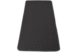 Casatessile Ariel -Tappeto Cucina Made in Italy, Antiscivolo, Lavabile - Passatoia Cucina - Larghezza 50 cm, Lunghezza 240 cm - Grigio Antracite