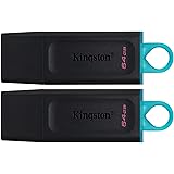 Kingston DataTraveler Exodia DTX/64GB-2P Flash Drive USB 3.2 Gen 1 - con cappuccio protettivo e anello portachiavi in colori 