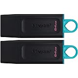 Kingston DataTraveler Exodia DTX/64GB-2P Flash Drive USB 3.2 Gen 1 - con cappuccio protettivo e anello portachiavi in colori 