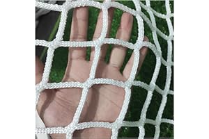 AMAKAA Rete Di Sicurezza Parco Giochi Rete Da Arrampicata Rete Di Sicurezza Per Balcone Esterno Rete In Corda Ringhiera Per Scale Rete Di Sicurezza Per Bambini Giocattolo Per Anima(Size:2x2m,Color:bianco)