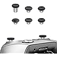 Mcbazel Metal Thumbsticks Replacement for Elite series 2, 6 In 1 Metal Custom Button Set fit for Xbox One Elite series 2 Controller - Black
