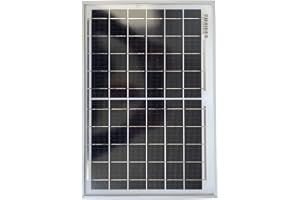 Villageboom 10 watt solpanel 6 volt - solmodul utan solkabel, monokristallina solceller
