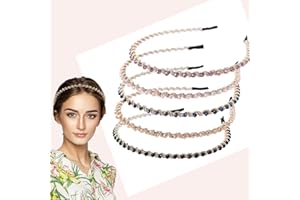 BASETOUSUAL 5 Stück Haarreif Oktoberfest Damen, Haarschmuck Oktoberfest Damen, Haarreif Dirndl,rutschfeste Zinken Stirnband Für Mädchentanzen, Party, Alltagskleidung, Arbeit (5 Farben)