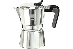 BRA Deluxe2 zaparzacz do espresso, aluminium 3 filiżanki