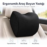 Viscora Visco Ara&ccedil; Boyun Yastığı &ndash; Ergonomik Boyun Destekli Oto Koltuk Başlık Yastığı