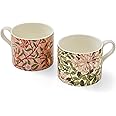 Portmeirion Group Morris & Co. Fruit and Honeysuckle Set of 2 Mugs