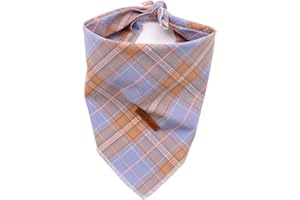 Unique style paws 1 bandana per cani lavabile quadrato di cotone, asciugamano regolabile per cani di piccola taglia media e gatti