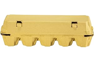 MEINHOF, GEFLÜGELZUBEHÖR UND FUTTERMITTEL 10er Eierschachteln, Eierkarton unbedruckt, im Bund je 80 Stk, neutral (Gelb)