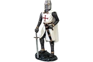 VOGLER JOH. VOGLER GMBH Vogler Templariusz z mieczem, figura templariusza, rycerz, dekoracja, rzeźba