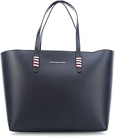 Tommy Hilfiger Tote Bag for Women, Leather - Navy