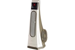 Bimar VC92 Ventilatore Colonna Oscillante "Tornado", Ventilatore a Colonna con Turbina ad Alte Prestazioni, Ventilatore con Telecomando, Timer, Deflettore, Oscillazione Destra Sinistra Automatica