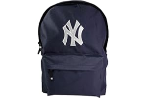 MLB New York Yankees - Mochila oficial de béisbol Major League, azul marino, 30 x 43 x 14 cm